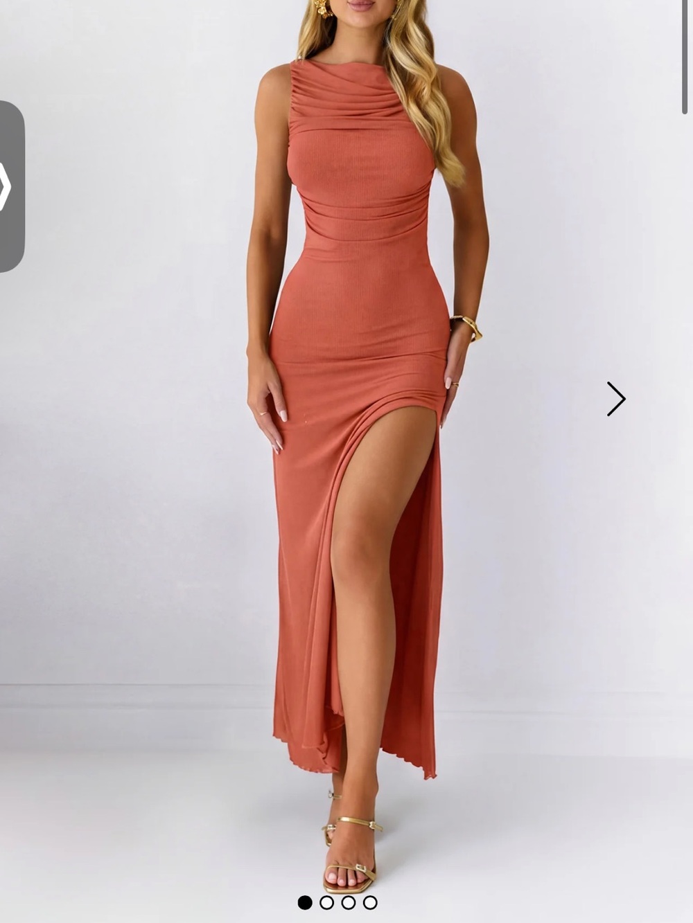 Secrets of the sun dress orange M
